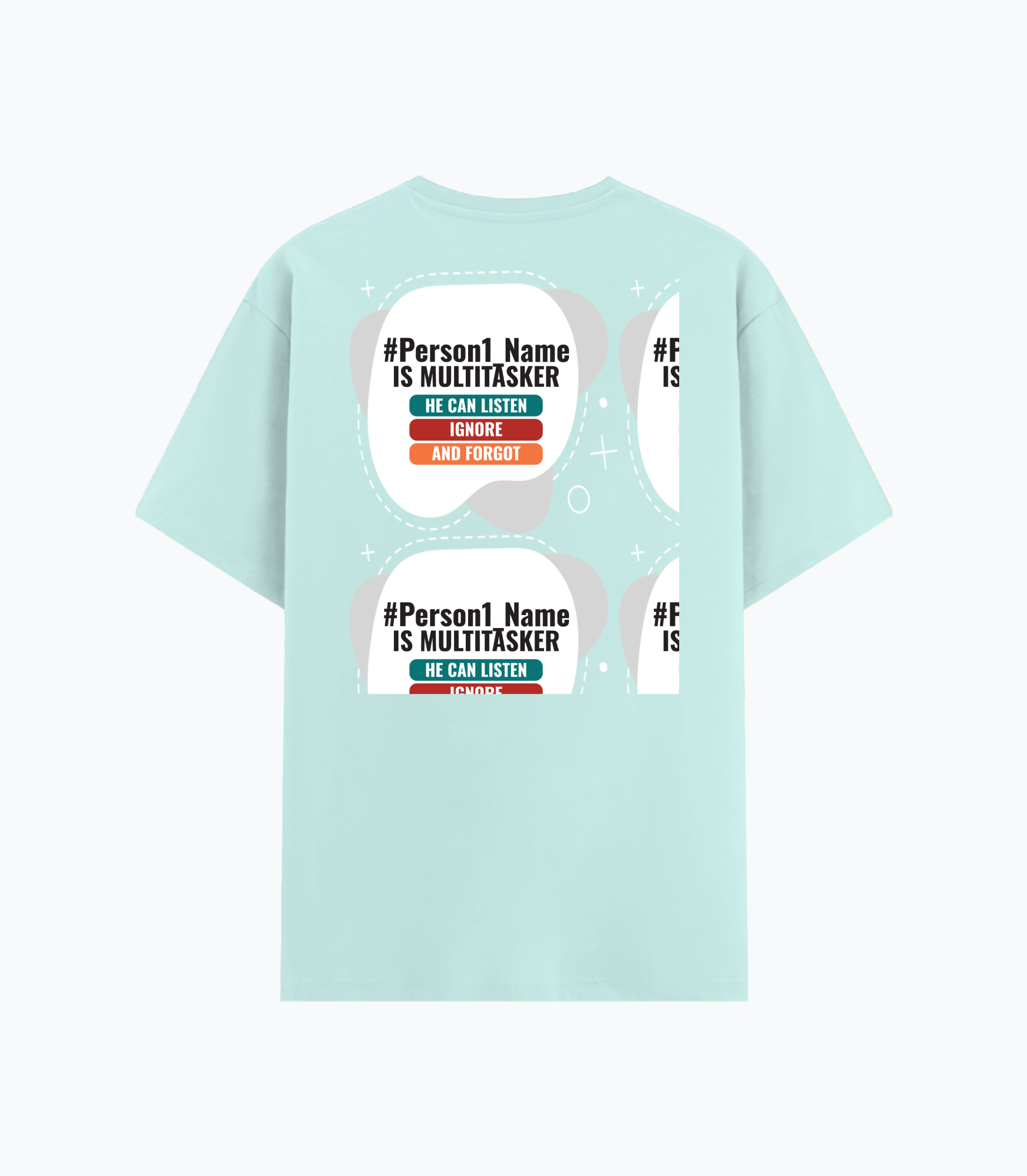 Personalized Humorous T-Shirt with Custom Name - Cotton Stretch T Shirt Dtg T-Shirt