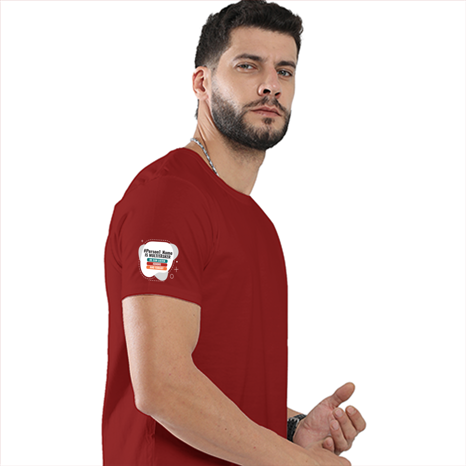 Personalized Humorous T-Shirt with Custom Name - Cotton Stretch T Shirt Dtg T-Shirt