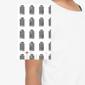 Kids AOP T-Shirt (All over printed products) | T-Shirts | AOP, DTG | Kids, Her | Personalized | Bold | Design | Identity | Everyday | Confident - left sleeve - White - mockup 3