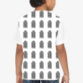 Kids Sports T-Shirt | Unisex Fit | 170 GSM Polyester | Sublimation Printed | Breathable & Fade-Proof | Boys & Girls | Personalized | Bold | Design | Identity | Everyday | Confident - back - White - mockup 3
