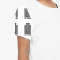 Kids Sports T-Shirt | Unisex Fit | 170 GSM Polyester | Sublimation Printed | Breathable & Fade-Proof | Boys & Girls | Personalized | Bold | Design | Identity | Everyday | Confident - right sleeve - White - mockup 5