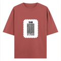 Oversized Classic T-Shirt | Unisex Oversized Fit | 100% Super-Combed Cotton | Pre-Shrunk & Ribbed Neck | Adults | Personalized | DTG | Bold | Design | Identity | Everyday | Confident - front - Coral - mockup 1