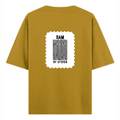 Oversized Classic T-Shirt | Unisex Fit | 100% Super-Combed Cotton | Pre-Shrunk, Double-Stitched | Adults | Personalized | DTF | Bold | Design | Identity | Everyday | Confident - back - Mustard Yellow - mockup 2