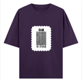 Oversized Classic T-Shirt | Unisex Oversized Fit | 100% Super-Combed Cotton | Embroidery, Pre-Shrunk, Ribbed Neck | Adult | Personalized | Embroidery | Bold | Design | Identity | Everyday | Confident - front - Purple - mockup 1