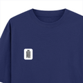 Oversized Classic T-Shirt | Unisex Oversized Fit | 100% Super-Combed Cotton | Embroidery, Pre-Shrunk, Ribbed Neck | Adult | Personalized | Embroidery | Bold | Design | Identity | Everyday | Confident - left pocket - Royal Blue - mockup 3