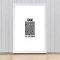 Framed Poster | Multiple Sizes & Frame Colors | 300 GSM Art Paper, Laminated | Fade-Proof Digital Print, Mounting Kit Included | Unisex | Personalized | Bold | Design | Identity | Everyday | Confident - front_16x24In - 16x24In - mockup 10
