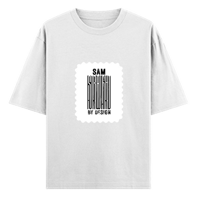 Oversized Standard T-Shirt | Relaxed Fit Unisex | 100% Super Combed Cotton DTG Print | Soft Durable Breathable | Adult | Personalized | DTG | Bold | Design | Identity | Everyday | Confident - front - White - mockup 1