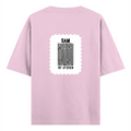 Oversized Standard T-Shirt | Relaxed Fit Unisex | 100% Super Combed Cotton DTG Print | Soft Durable Breathable | Adult | Personalized | DTG | Bold | Design | Identity | Everyday | Confident - back - Light Baby Pink - mockup 2