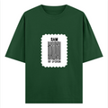 Oversized Classic T-Shirt | Unisex Oversized Fit | 100% Super-Combed Cotton, 240 GSM | Pre-Shrunk, Double-Stitched | Unisex | Personalized | DTG | Bold | Design | Identity | Everyday | Confident - front - Bottle Green - mockup 1