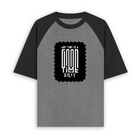 Unisex Oversized Raglan T-Shirt | Oversized Fit | 180 GSM Bio-Washed Cotton DTF Print | Two-Tone Sleeves, Pre-Shrunk | Unisex Adults | Personalized | DTF | Bold Typography | Friendship | Everyday | Positive