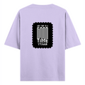 Oversized Classic T-Shirt | Unisex Fit | 100% Super-Combed Cotton | DTG Print | Pre-Shrunk, 240 GSM | Adults | Personalized | DTG | Typography | Friendship | Connection | Everyday | Positive | Good Time Anytime - back - Lavender - mockup 2