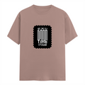 Men's Classic Crew T-Shirt | Regular Fit | 180 GSM Bio-Washed Cotton | DTG Print Ready | Everyday Wear | Personalized | DTG | Typography | Friendship | Connection | Everyday | Positive | Good Time Anytime - front - Mushroom - mockup 1