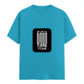 Female Classic Crew T-Shirt | Women's Regular Fit | 180 GSM Bio-Washed Cotton Blend | DTG Print Ready | Durable & Pre-Shrunk | Personalized | DTG | Typography | Friendship | Connection | Everyday | Positive | Good Time Anytime - front - SkyBlue - mockup 1