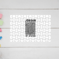MDF Wooden Puzzle | 6x8 Inch 30-Piece | Glossy Sublimation Print | Durable & Waterproof | Unisex | Personalized | Typography | Design | Identity | Everyday | Confident | Straight By Design - front_2 - White - mockup 2