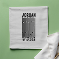 Cloth Napkin | Dining & Kitchen | 100% Polyester | Soft, Durable, Hemmed | Unisex | Personalized | Typography | Design | Identity | Everyday | Confident | Straight By Design - front - White - mockup 1