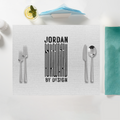 Placemat | Home Dining | 100% Polyester | Durable & Fade-Proof Prints | Unisex | Personalized | Typography | Design | Identity | Everyday | Confident | Straight By Design - front - White - mockup 1