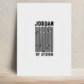 Metal Posters | 8x11.7, 11.7x15.7 | 1mm Thick Metal | Magnetic Display, Waterproof, Glossy Finish | Unisex | Personalized | Typography | Design | Identity | Everyday | Confident | Straight By Design - front - White - mockup 1