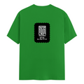 Men's Classic Crew T-Shirt | Regular Fit | 180 GSM Bio-Washed Cotton | DTG Print Ready | Everyday Wear | Personalized | DTG | Typography | Self-belief | Confident | Keep It Calm - back - Flag Green - mockup 2