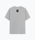 Basic T-Shirt | Unisex XS-2XL | Poly-Cotton Blend | Soft Finish, Durable Stitching | For Him, For Her | Personalized | DTF | Typography | Self-belief | Confident | Keep It Calm - back - Grey Melange - mockup 2