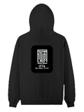 Pullover Hoodie | Unisex Regular Fit | Tri-Layer Cotton Blend DTG | All-Season Comfort & Durable | Adults | Personalized | DTG | Typography | Self-belief | Confident | Keep It Calm - back - Black - mockup 2