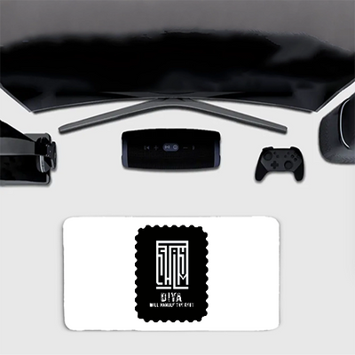 Gaming Pad | Extended 60x30cm & 80x33cm | Sublimation Printed | Skid-Proof, Smooth Control, 3mm Thick | Unisex | Personalized | Typography | Self-belief | Confident | Keep It Calm - front_80x33cm - mockup 1