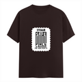 Female Classic Crew T-Shirt | Women's Regular Fit | 180 GSM Bio-Washed Cotton Blend | DTG Print Ready | Durable & Pre-Shrunk | Personalized | DTG | Typography | Trust | Friendship | Secure | Your Secrets Are Safe - front - Coffee Brown - mockup 1
