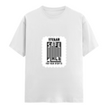 Female Classic Crew T-Shirt | Women's Regular Fit | 180 GSM Bio-Washed Cotton Blend | DTG Print Ready | Durable & Pre-Shrunk | Personalized | DTG | Typography | Trust | Friendship | Secure | Your Secrets Are Safe - front - White - mockup 1