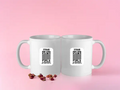 Color Coffee Mug | 11 oz | Ceramic | Fade-Proof Sublimation Print | Unisex | Personalized | Typography | Trust | Friendship | Secure | Your Secrets Are Safe - front - White - mockup 1