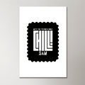 Acrylic Poster | Wall Decor | Glossy 3mm Acrylic | UV Printed, Stick-on, Frameless | Unisex | Personalized | Typography | Self-expression | Everyday | Confident | Effortlessly Chill - front_2 - 16x24Inch - White - mockup 2