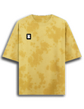 Tie Dye Oversized T-Shirt | Relaxed Fit | 90% Cotton, 10% Polyester | Handcrafted Unique Style | Unisex | Personalized | DTF | Typography | Self-expression | Everyday | Confident | Effortlessly Chill - right pocket - mockup 4