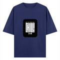 Oversized Classic T-Shirt | Unisex Fit | 100% Super-Combed Cotton | DTG Print | Pre-Shrunk, 240 GSM | Adults | Personalized | DTG | Typography | Self-expression | Everyday | Confident | Effortlessly Chill - front - Royal Blue - mockup 1