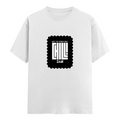 Men's Classic Crew T-Shirt | Regular Fit | 180 GSM Bio-Washed Cotton | DTG Print Ready | Everyday Wear | Personalized | DTG | Typography | Self-expression | Everyday | Confident | Effortlessly Chill - front - White - mockup 1