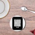 Coasters | Unisex | 3mm MDF Sublimation Print | Durable Surface Protection | All Ages | Personalized | Typography | Self-expression | Everyday | Confident | Effortlessly Chill - front - White - mockup 1