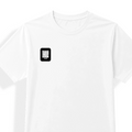 Unisex Jersey T-Shirt | Adults Unisex Fit | Polyester Honeycomb Mesh | Breathable, Quick-Dry | Sublimation | Personalized | Typography | Self-expression | Everyday | Confident | Effortlessly Chill - right pocket - mockup 4