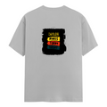 Men's Classic Crew T-Shirt | Regular Fit | 180 GSM Bio-Washed Cotton | DTG Print Ready | Everyday Wear | Personalized | DTG | Typography | Self-improvement | Everyday | Positive | Makes Today Great - back - Grey Melange - mockup 2