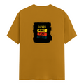 Men's Classic Crew T-Shirt | Regular Fit | 180 GSM Bio-Washed Cotton | DTG Print Ready | Everyday Wear | Personalized | DTG | Typography | Self-improvement | Everyday | Positive | Makes Today Great - back - Mustard Yellow - mockup 2