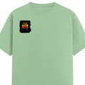 Men's Classic Crew T-Shirt | Regular Fit | 180 GSM Bio-Washed Cotton | DTG Print Ready | Everyday Wear | Personalized | DTG | Typography | Self-improvement | Everyday | Positive | Makes Today Great - right pocket - Jade - mockup 4
