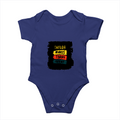 Baby Rompers | 0-12 Months | 180 GSM Bio-Washed Cotton | Soft, Durable, Pre-Shrunk | Unisex Baby | Personalized | DTF | Typography | Self-improvement | Everyday | Positive | Makes Today Great - front - Royal Blue - mockup 1