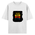 Oversized Standard T-Shirt | Relaxed Fit Unisex | 100% Super Combed Cotton DTG Print | Soft, Breathable, Durable | Adults | Personalized | DTG | Typography | Self-improvement | Everyday | Positive | Makes Today Great - front - White - mockup 1