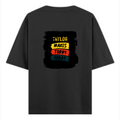 Oversized Standard T-Shirt | Relaxed Fit Unisex | 100% Super Combed Cotton DTG Print | Soft, Breathable, Durable | Adults | Personalized | DTG | Typography | Self-improvement | Everyday | Positive | Makes Today Great - back - Black - mockup 2