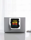 Stickers | Various Sizes | 100 Micron | Matte Laminated | Die-Cut | Durable Indoor/Outdoor | Unisex | Personalized | Typography | Self-improvement | Everyday | Positive | Makes Today Great - front_8x8 - 8x8 - mockup 8