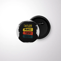 Pin Button Badge | Unisex | Durable Glossy Finish | Vibrant Digital Print | Everyday Accessory | Personalized | Typography | Self-improvement | Everyday | Positive | Makes Today Great