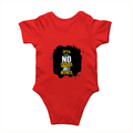 Rompers | Baby Regular Fit | Bio-Washed Cotton DTG Print | Soft, Durable, Vibrant | Infants | Personalized | DTG | Bold Graphic | Motivation | Success | Everyday | Empowering | No Excuses, Just Results - back - Red - mockup 2
