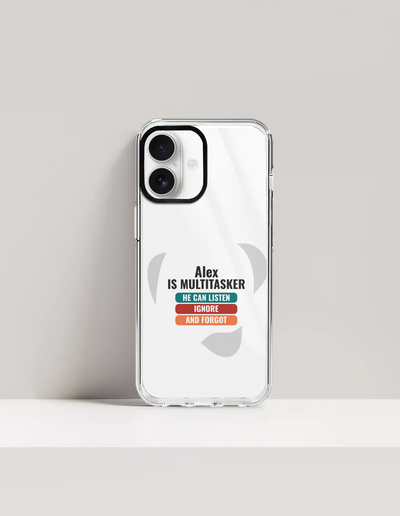 Personalized Typographic Phone Case with Custom Name