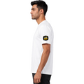 Unisex Jersey T-Shirt | Adults Unisex Fit | Polyester Honeycomb Mesh | Breathable, Quick-Dry | Sublimation | Personalized | Typography | Mindset | Everyday | Motivational | Always Curious - left sleeve - mockup 5