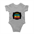 Baby Rompers | 0-12 Months | 180 GSM Bio-Washed Cotton | Soft, Durable, Pre-Shrunk | Unisex Baby | Personalized | DTF | Typography | Positivity | Everyday | Uplifting | Always Stay Positive - back - Grey Melange - mockup 2