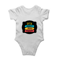 Baby Rompers | 0-12 Months | 180 GSM Bio-Washed Cotton | Soft, Durable, Pre-Shrunk | Unisex Baby | Personalized | DTF | Typography | Positivity | Everyday | Uplifting | Always Stay Positive - back - White - mockup 2