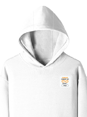 Personalized Minimalist Pullover Hoodie Dtg with Custom Name