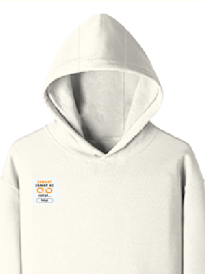 Personalized Minimalist Pullover Hoodie Dtg with Custom Name