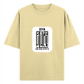 Oversized Standard T-Shirt | Unisex Oversized Fit | 100% Super Combed Cotton DTF Print | Soft, Breathable, Durable | Adults | Personalized | DTF | Typography | Trust | Confidentiality | Everyday | Secure - front - Beige - mockup 1